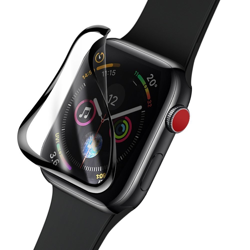 Baseus 0.2mm Full-screen curved Kella kaitsekile Apple Watch 4 40mm (SGAPWA4-G01) цена и информация | Nutikellade ja nutivõrude tarvikud | kaup24.ee