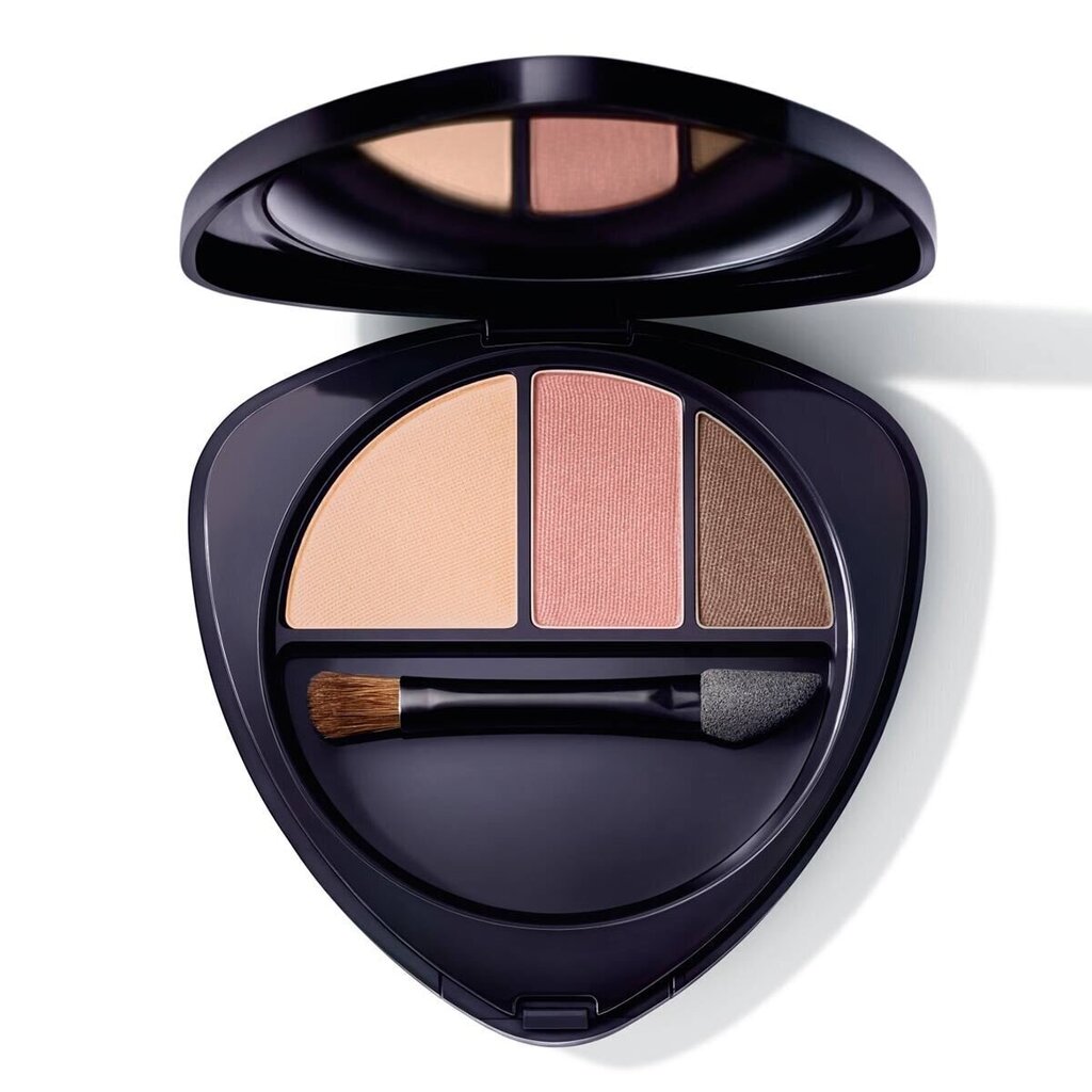 Lauvärv Dr. Hauschka Eyeshadow Trio 04 Sunstone цена и информация | Ripsmetušid, lauvärvid, silmapliiatsid, seerumid | kaup24.ee