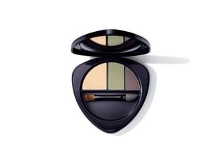 Тени для век Dr. Hauschka Eyeshadow Trio 02 Jade цена и информация | Тушь, средства для роста ресниц, тени для век, карандаши для глаз | kaup24.ee