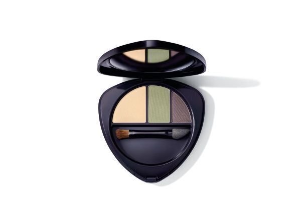 Lauvärvid Dr. Hauschka Eyeshadow Trio 02 Jade hind ja info | Ripsmetušid, lauvärvid, silmapliiatsid, seerumid | kaup24.ee