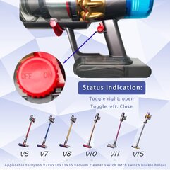 Asenduslüliti fikseeritud lülitiga juhtimistarvikud, mis ühilduvad tolmuimejaga Dyson V11 V10 hind ja info | Tolmuimejate lisatarvikud | kaup24.ee