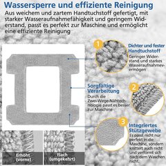 komplekti Ecovacs Winbot W1 / W1 Pro / W2 / W2 Omni aknapesurobotite puhastuslappe, aknapesurobotit, pestavat mikrokiust puhastuslappi hind ja info | Tolmuimejate lisatarvikud | kaup24.ee