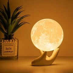 Moon Lamp, Moon Lamp 3d Printing Moon Lamp з зацямненнем USB-лямпа для зарадкі цена и информация | Настольные лампы | kaup24.ee