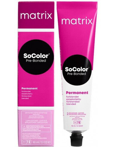 Tonaalne juuksevärv Matrix SoColor Pre Bonded Permanent AA.11, 90 ml цена и информация | Juuksevärvid | kaup24.ee