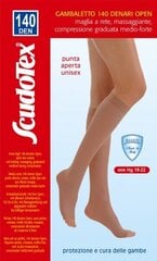 SCUDOTEX pusgarās zeķes S598 140den 2. izm. nature цена и информация | Женские носки | kaup24.ee