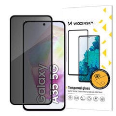 Wozinsky Privacy Glass Закаленное стекло Privacy с антишпионским фильтром для Samsung Galaxy A35 цена и информация | Защитные пленки для телефонов | kaup24.ee