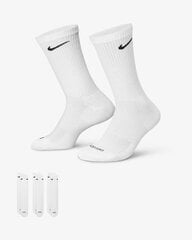 Nike Sokid U Nk Everyday Plus Cush Crew White SX6888 100 SX6888 100/34-38 hind ja info | Meeste sokid | kaup24.ee