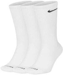 Nike Sokid U Nk Everyday Plus Cush Crew White SX6888 100 SX6888 100/34-38 hind ja info | Meeste sokid | kaup24.ee