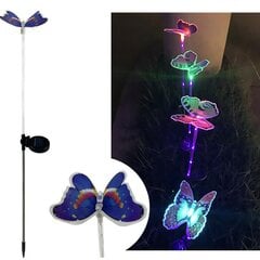 Solar Light LED aiavalgusti Butterfly Garden veekindel muruvalgusti цена и информация | Гирлянды | kaup24.ee