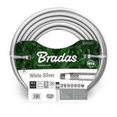 Шланг для полива Bradas NTS White Silver 1/2" 30м цена и информация | Оборудование для полива | kaup24.ee