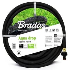 Микропористый шланг Bradas Aqua-Drop 1/2", 7,5м цена и информация | Оборудование для полива | kaup24.ee