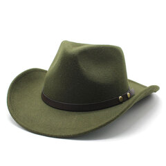 Roll up Brim naiste meeste villane lääne kauboi müts Gentleman Jazz Sombrero Hombre Cap Cowgirl Bowler Cap 56 58CM hind ja info | Meeste sallid, mütsid ja kindad | kaup24.ee