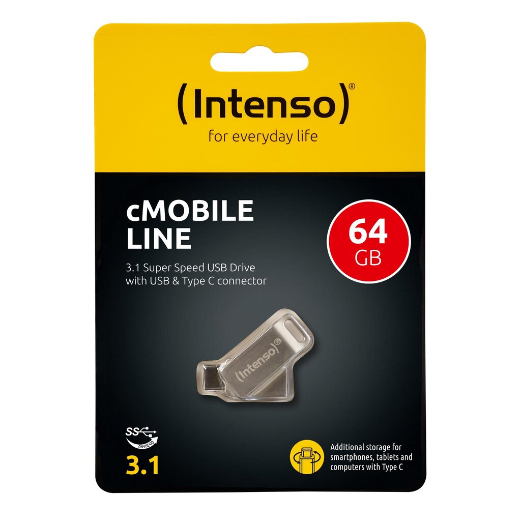 Intenso 3.0 64GB cMobile Line цена и информация | Mälupulgad | kaup24.ee