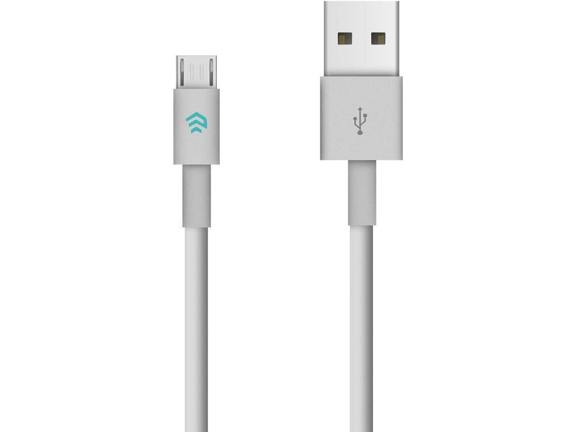 Devia Smart (micro-USB | 2 m) Kaabel, Valge hind ja info | Mobiiltelefonide kaablid | kaup24.ee