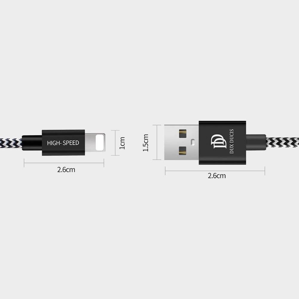 Dux Ducis K-ONE100-BK hind ja info | Mobiiltelefonide kaablid | kaup24.ee