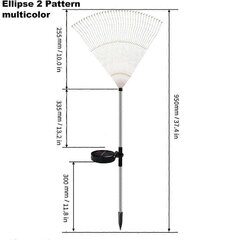 Ovaalsed päikeseenergia aiavalgustid, ilutulestikutuled, aed, muru, park, tagaaed цена и информация | Гирлянды | kaup24.ee