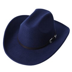 Naiste meeste läänekauboi müts härrasmehele daamile talvine sügisjazz Cowgirl Cloche Sombrero mütsid цена и информация | Мужские шарфы, шапки, перчатки | kaup24.ee