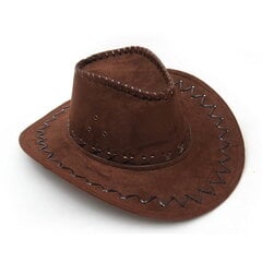 Western Cowboy Mütsid Reisimütsid Naistele Meeste Mütsid Mütsid Suede Vintage Cowgirl Cowboys Unisex Mütsid Päikesekaitse Vilt Jazz Cap Bone hind ja info | Meeste sallid, mütsid ja kindad | kaup24.ee