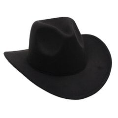 Gentleman Cowboy Fedora Meestele Sügistalvine Paks Villane Viltmüts Vintage Gangster Cap ühevärviline Fedoras casquette homme цена и информация | Мужские шарфы, шапки, перчатки | kaup24.ee