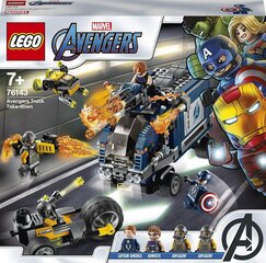 76143 LEGO® Super Heroes Avengersi veoauto rünnak цена и информация | Конструкторы и кубики | kaup24.ee