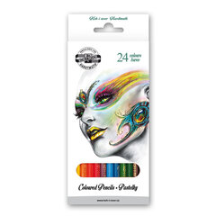 Комплект цветных карандашей 24шт"FANTASY" цена и информация | Принадлежности для рисования, лепки | kaup24.ee
