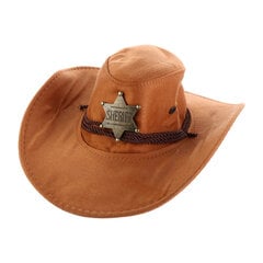 Moodne kunstnahast Western Cowboy müts naistele Mehed Vintage Gentleman Kleit Mütsid Panama Cowgirl Jazz Cap Sombrero Hombre Mütsid hind ja info | Meeste sallid, mütsid ja kindad | kaup24.ee