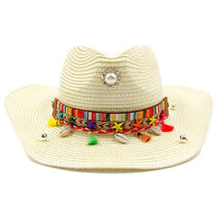 Kuninglik Sinine CowboyMüts Päevalille Aksessuaarid Kauboi õlgkübar Meeste ja naiste õues reisimine Rannamüts Unisex Western Cowboy Hat цена и информация | Мужские шарфы, шапки, перчатки | kaup24.ee