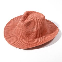 Khakivärvi kauboi müts Päikeselill Aksessuaar Kauboi õlgkübar meestele ja naistele Välireisi rannamüts Unisex Western Cowboy Hat цена и информация | Мужские шарфы, шапки, перчатки | kaup24.ee