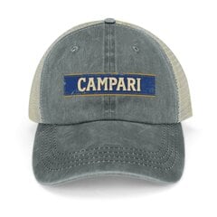 Campari Monogram Distressed Design 2 Cowboy Hat kohandatud mütsid isamüts matkamüts Meeste mütsid Naiste цена и информация | Мужские шарфы, шапки, перчатки | kaup24.ee