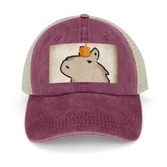 Oranž Capybara Cowboy Hat moodne Trucker Mütsid Meeste Müts Naistele hind ja info | Meeste sallid, mütsid ja kindad | kaup24.ee