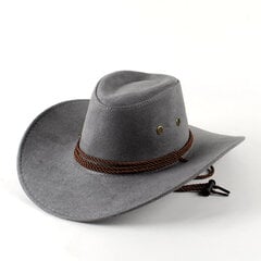 Disainer Brändi Western Cowboy Hat meeste top päikesevari Jazz Suvine päikesekaitsekreem Big Eave Cap Gorras Para Hombres Gorras цена и информация | Мужские шарфы, шапки, перчатки | kaup24.ee