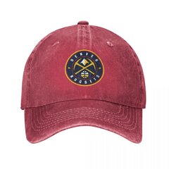 Nuggets City Nikola Jokic Logo Denim Pesapallimütsid Kvaliteetsed Pesutud Mütsid Mood Meeste Naiste Peakatted цена и информация | Мужские шарфы, шапки, перчатки | kaup24.ee