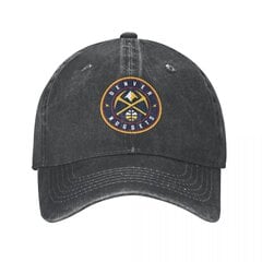 Nuggets City Nikola Jokic Logo Denim Pesapallimütsid Kvaliteetsed Pesutud Mütsid Mood Meeste Naiste Peakatted цена и информация | Мужские шарфы, шапки, перчатки | kaup24.ee