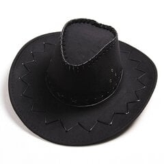 Western Cowboy müts kaardus äärega õues väikelaste päikesemüts lastele sünnipäevakingitused puhkusepeol Cosplay müts цена и информация | Мужские шарфы, шапки, перчатки | kaup24.ee