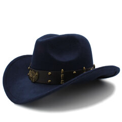 Disainer meeste ja naiste sügistalvemütsid Western Cowboy Caps Päikesevari Reisikasket Homme Gorras Para Hombres цена и информация | Мужские шарфы, шапки, перчатки | kaup24.ee