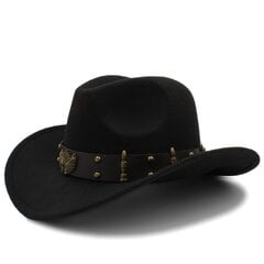 Disainer meeste ja naiste sügistalvemütsid Western Cowboy Caps Päikesevari Reisikasket Homme Gorras Para Hombres hind ja info | Meeste sallid, mütsid ja kindad | kaup24.ee