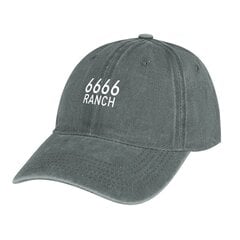 6666 Ranch Four Sixes Ranch Cowboy Hat Hat Mees Luksuslik müts Trucker Müts Meeste Mütsid Naiste цена и информация | Мужские шарфы, шапки, перчатки | kaup24.ee