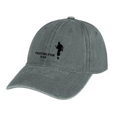 Fighting for Par Silhouette Golf Putting Design Cowboy Hat Custom Cap Jõulumütsid Suvemütsid Müts Naine Meeste цена и информация | Мужские шарфы, шапки, перчатки | kaup24.ee