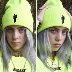 Вязаная шапка Billie Eilish, зручныя дыхаючыя мяккія зімовыя шапкі для жанчын і мужчын цена и информация | Мужские шарфы, шапки, перчатки | kaup24.ee