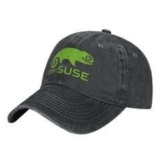 OpenSUSE Dad Hat Linuxi kood Python Cowboy Hat Mütsid Hip Hop Meestele Päikesevari Snapback Caps Perekond цена и информация | Мужские шарфы, шапки, перчатки | kaup24.ee