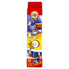 Värvipliiatsite Komplekt 6Tk "Tom&Jerry"3651 hind ja info | Kunstitarbed, voolimise tarvikud | kaup24.ee