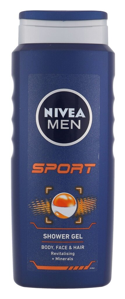 Dušigeel-šampoon Nivea Men Sport meestele 500 ml цена и информация | Dušigeelid, õlid | kaup24.ee