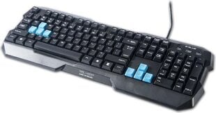 E-Blue Polygon клавиатура игр - EKM075, Черная/Синяя цена и информация | Клавиатура с игровой мышью 3GO COMBODRILEW2 USB ES | kaup24.ee