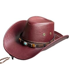 Panama Müts Vintage Sombrero Hombre Meestele Naistele Kunstnahast Reisimine Matkamine Kalamehe müts Naiste müts Bucket cap Cowboy Hat hind ja info | Meeste sallid, mütsid ja kindad | kaup24.ee