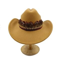 Cowhead Accessories Western Cowboy Hat Sügis- ja talvedžäss Kauboi müts nahaga kirikumüts chapeau homme chapeau fem цена и информация | Мужские шарфы, шапки, перчатки | kaup24.ee