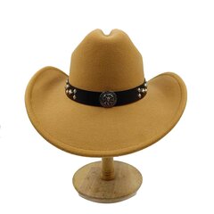 Cowhead Accessories Western Cowboy Hat Sügis- ja talvedžäss Kauboi müts nahaga kirikumüts chapeau homme chapeau fem цена и информация | Мужские шарфы, шапки, перчатки | kaup24.ee