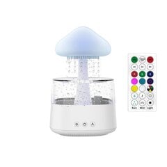 Cloud Rain õhuniisutaja 7 värvi LED-ga Cloud Night Light aroomiteraapia eeterlike õlide hajuti mikroniisutaja lauaarvuti purskkaev voodi ääres und lõõgastav 450 ml hind ja info | Õhuniisutajad | kaup24.ee