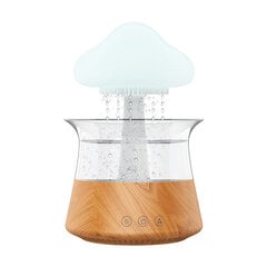 Cloud Rain õhuniisutaja 7 värvi LED-ga Cloud Night Light aroomiteraapia eeterlike õlide hajuti mikroniisutaja lauaarvuti purskkaev voodi ääres und lõõgastav 300 ml hind ja info | Õhuniisutajad | kaup24.ee