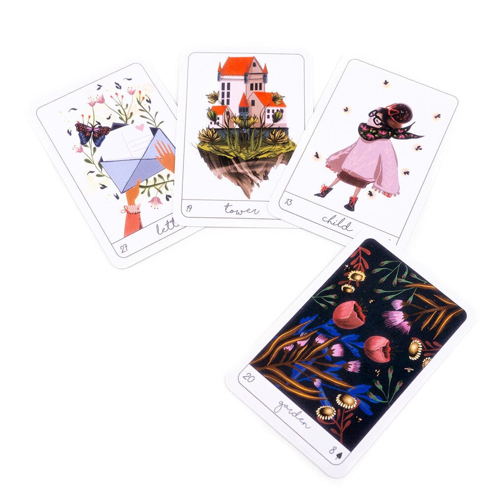 Terra Lenormand, kaardi suurus 8,8x6 cm, juhend puudub, lenormandi kaart, oraakli ennustamise taropraktika hind ja info | Lauamängud ja mõistatused | kaup24.ee