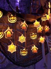 Halloweeni nahkhiirevalgustid, kõrvitsa nahkhiire dekoratiivvalgustid, 20 LED-i Halloweeni kaunistusvalgustit, tulede stringid, 1-10 hind ja info | Jõulutuled | kaup24.ee